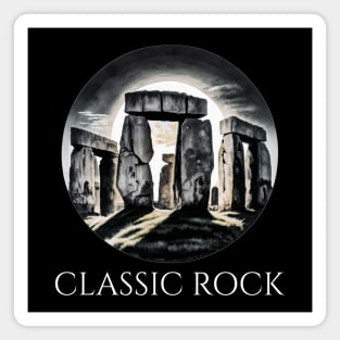 Ancient British Prehistory - Stonehenge - Classic Rock Magnet
